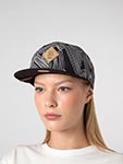 Бейсболка DJINNS арт. 6P SB MA Pattern (черный / белый)